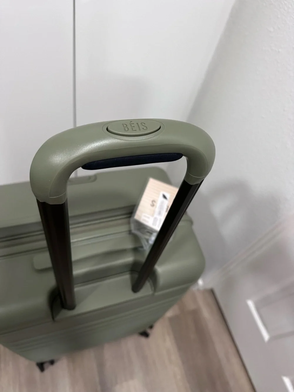 BEIS Olive Green Hardside Carry-On Spinner